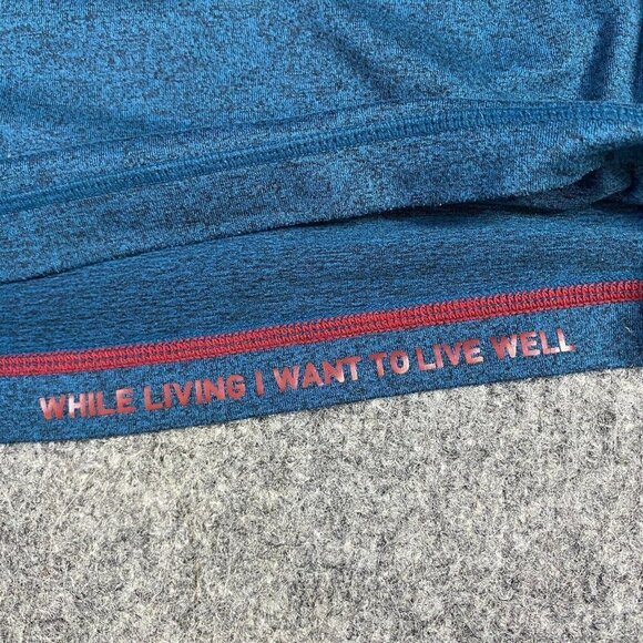 Rhone Reign T-shirt S Blue Solid Heathered - Picture 5 of 8